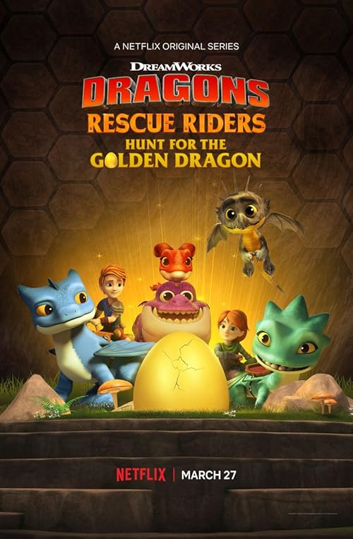 انیمیشن Dragons: Rescue Riders: Hunt for the Golden Dragon 2020